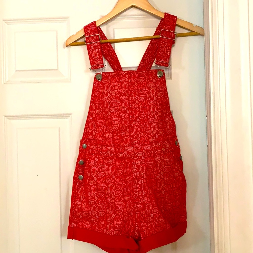 Bandana Print BDG Denim Romper